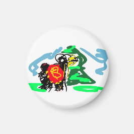 Llama Spaß   Magnet
