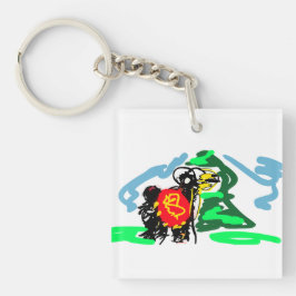 Llama Spaß   Schlüsselanhänger