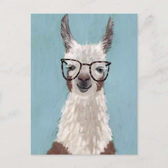 Llama Specs - Oversized Glasses Postkarte (Vorderseite)