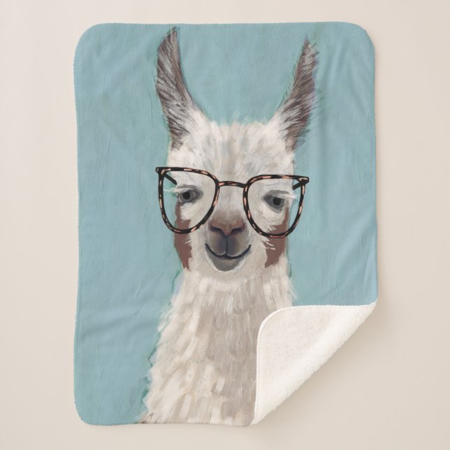 Llama Specs - Oversized Glasses Sherpadecke (Vorderseite)