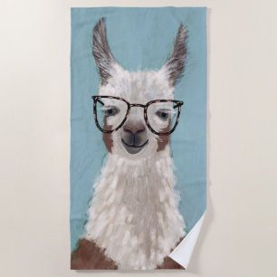 Llama Specs - Oversized Glasses Strandtuch