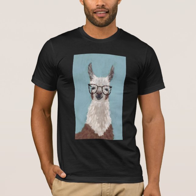 Llama Specs - Oversized Glasses T-Shirt (Vorderseite)
