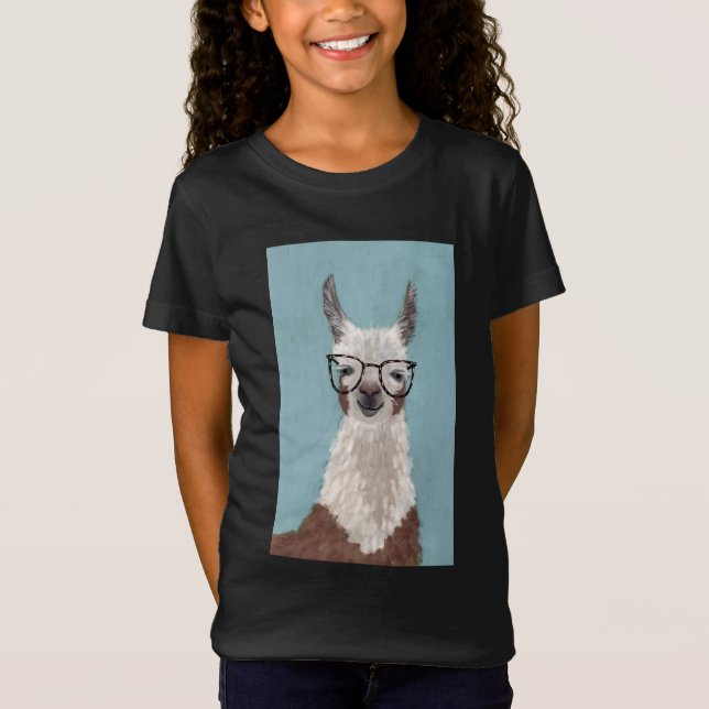 Llama Specs - Oversized Glasses T-Shirt (Vorderseite)