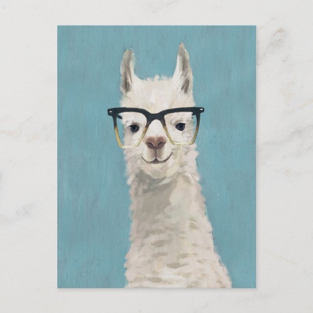 Llama Specs - Platz Postkarte (Vorderseite)