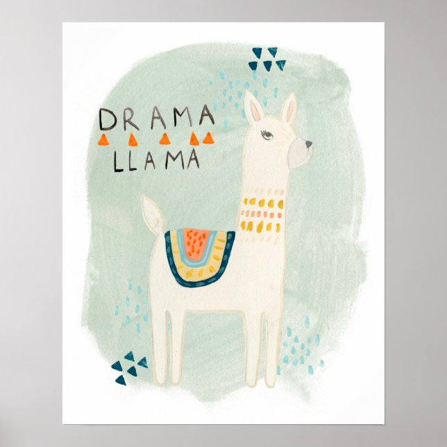 Llama Squad - Drama Llama Poster (Vorne)