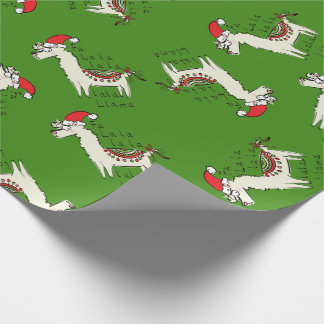 Llama Süß Lustig Weihnachten Feiertag Geschenkpapier