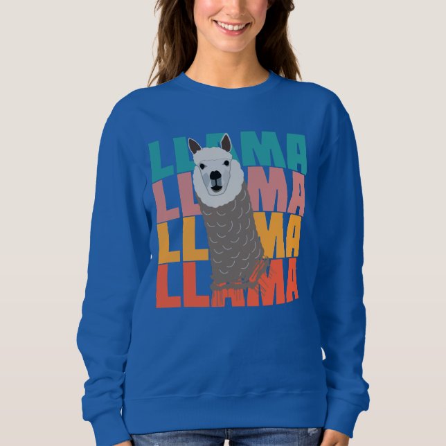 LLAMA. SWEATSHIRT (Vorderseite)
