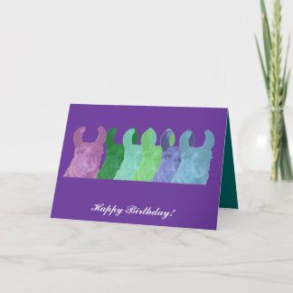 Llama Sweet Pea: Die weise Matriarchin-Llama Karte