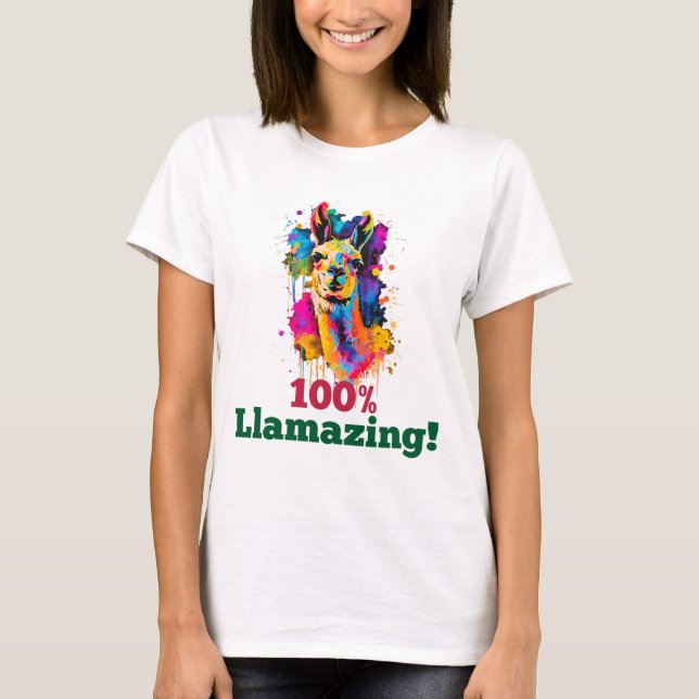 Llama T-Shirt (Vorderseite)