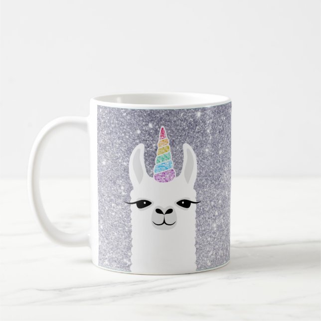 Llama-Tasse Kaffeetasse (Links)