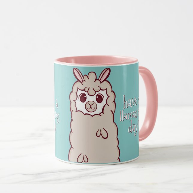 Llama-Tasse Tasse (VorderseiteRechts)