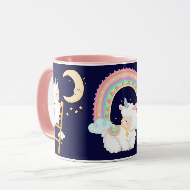 Llama-Tasse Tasse (Vorderseite Links)