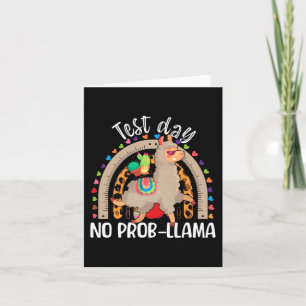 Llama Test Day Mai 2024 No Prob-llama Llama Teache Karte