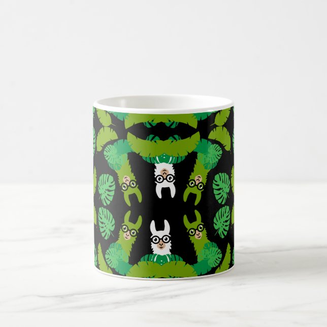 Llama Themed Print Verwandlungstasse (Mittel)