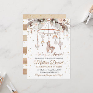 Llama Toys Boho Einladung Kinderdusche Alpak Boho