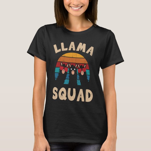 Llama-Truppe Lama T-Shirt (Vorderseite)