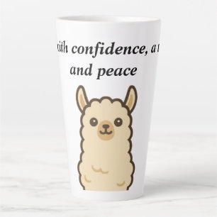 Llama Vibes Tasse Confidence, Smile & Peace