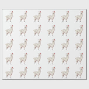 Llama Weihnachtslichter Robuste Tiere Liebhaber Al Geschenkpapier