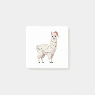 Llama Weihnachtslichter Robuste Tiere Liebhaber Al Post-it Klebezettel