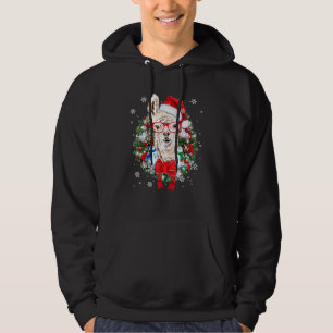 Llama Weihnachtsschmuck Dekoration Xmas Pa Hoodie