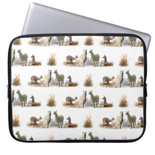 Llama-Wiesen-Laptophülle (Farbe wählen) Laptopschutzhülle