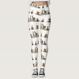 Llama-Wiesen-Leggings (Farbe wählen) Leggings