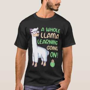 Llama-Wortspiel  Ein Riesiges Llama-Lernen ist im  T-Shirt
