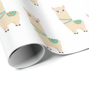Llama Wrapping Paper Geschenkpapier