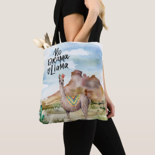 Llama & Wüstenlandschaft