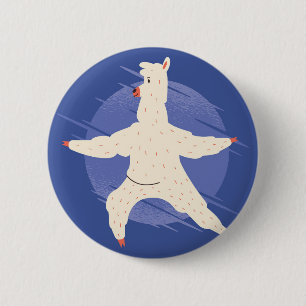 Llama Yoga Button