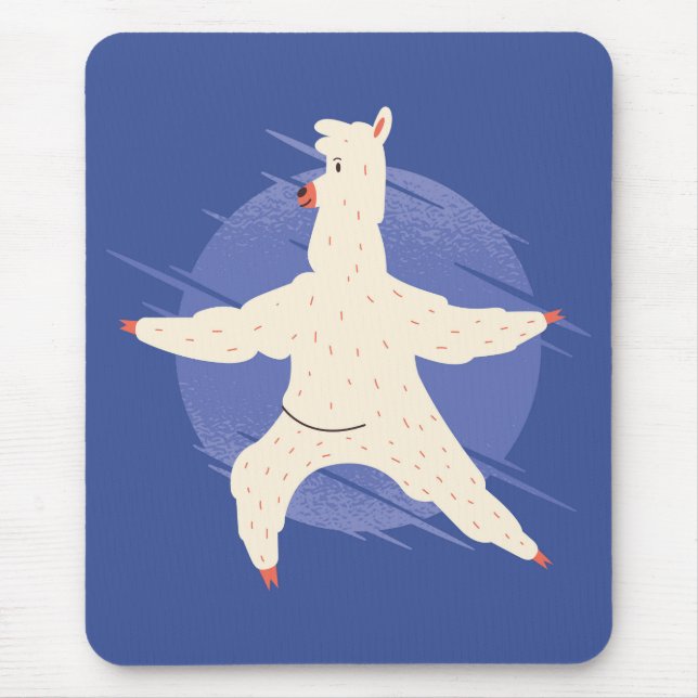 Llama Yoga Mousepad (Vorne)