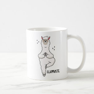 Llama Yoga Pose With Llamaste Kaffeetasse
