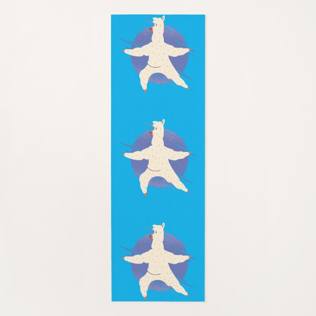 Llama Yoga Yogamatte (Vorderseite)