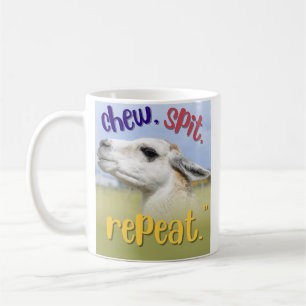 LLAMA-ZITAT KAFFEETASSE