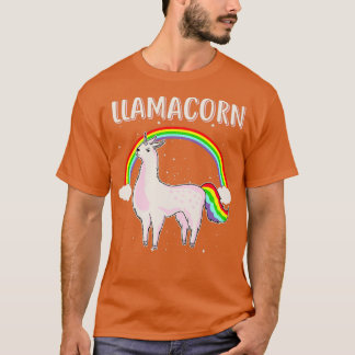 Llamacoran Regenbogengeschenk T-Shirt