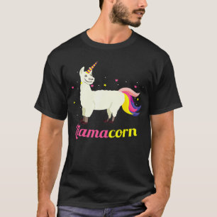 Llamacorn Lama Alpaka Einhorn Liebhaber Tier Fraue T-Shirt