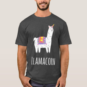 Llamacorn Llama und Unicorn T-Shirt
