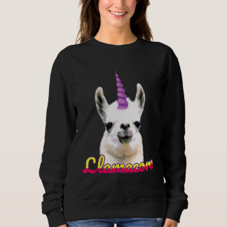 Llamacorn Llama Unicorn Niedlich Sweatshirt