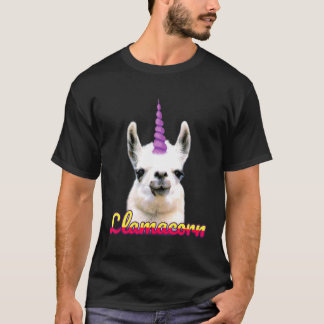 Llamacorn Llama Unicorn Niedlich T-Shirt