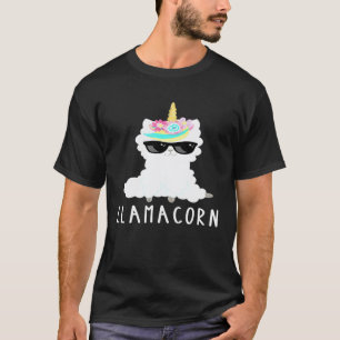Llamacorn Mädchen Lama Einhorn Kinder T-Shirt