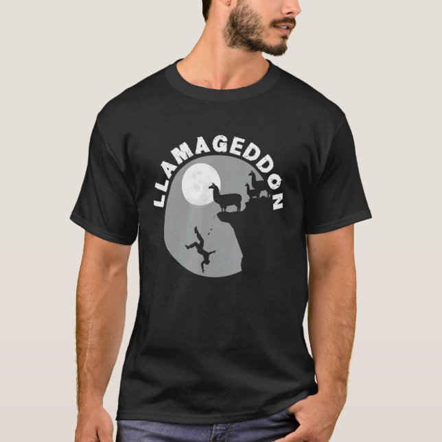 Llamageddon  Lama T-Shirt (Vorderseite)
