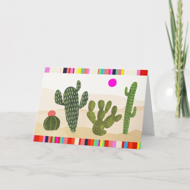 Llamarama Cactus Collection Karte (Vorderseite)