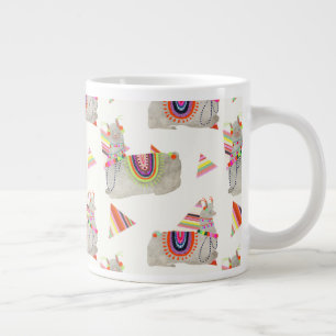 Llamarama Collection Muster II Jumbo-Tasse