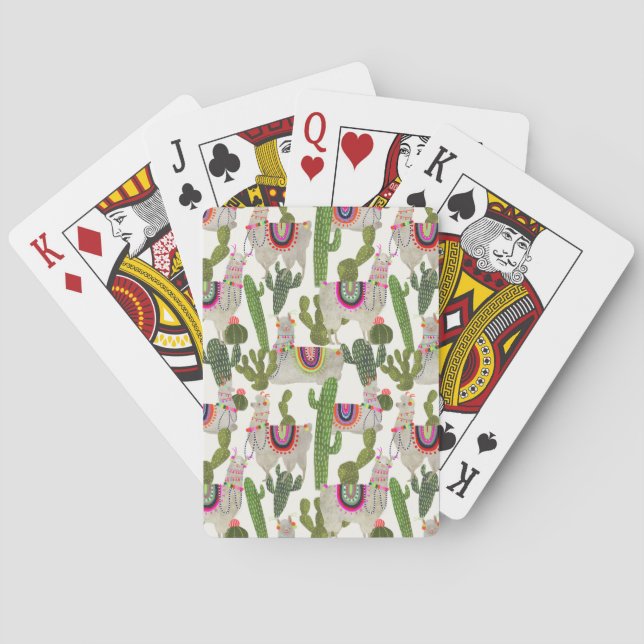 Llamarama Collection Muster Spielkarten (Rückseite)