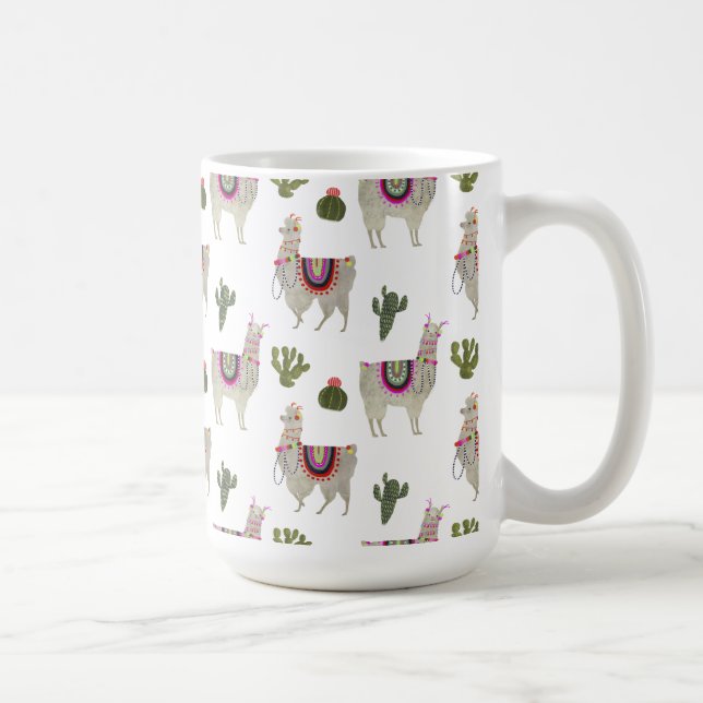 Llamarama Collection | Niedlich Lllamas Kaffeetasse (Rechts)