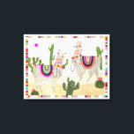 Llamarama Collection | Niedlich Lllamas Leinwanddruck<br><div class="desc">Genießen Sie dieses kreative Lama-Design auf einem Produkt oder einem Wallart-Stück,  um die Welt um Sie herum zu erweitern und zu erweitern. Künstlerin: Victoria Borges</div>