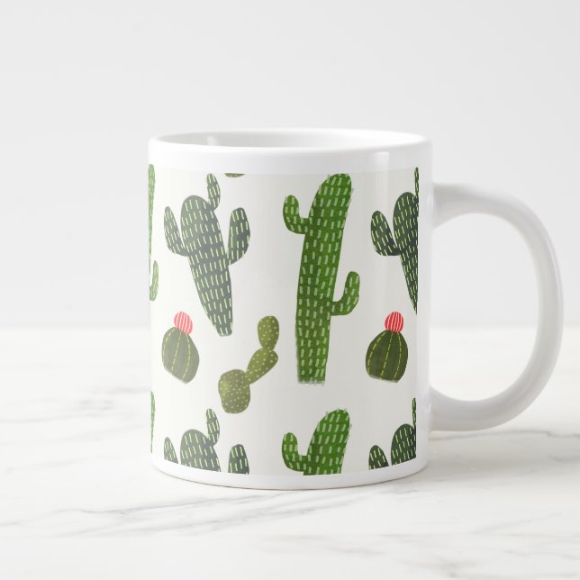 Llamarama Collection | Niedliche Kaktus Jumbo-Tasse (Rechts)