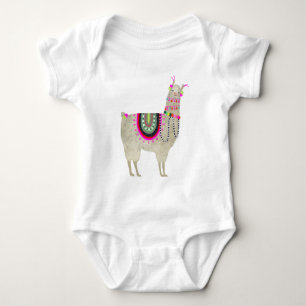 Llamarama Sammlung   niedliches Lllamas Baby Strampler