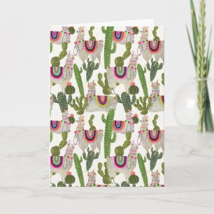 Llamarama Sammlungs-Muster Karte