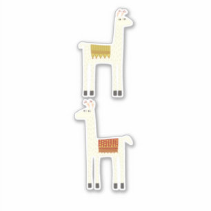 Llamas Aufkleber